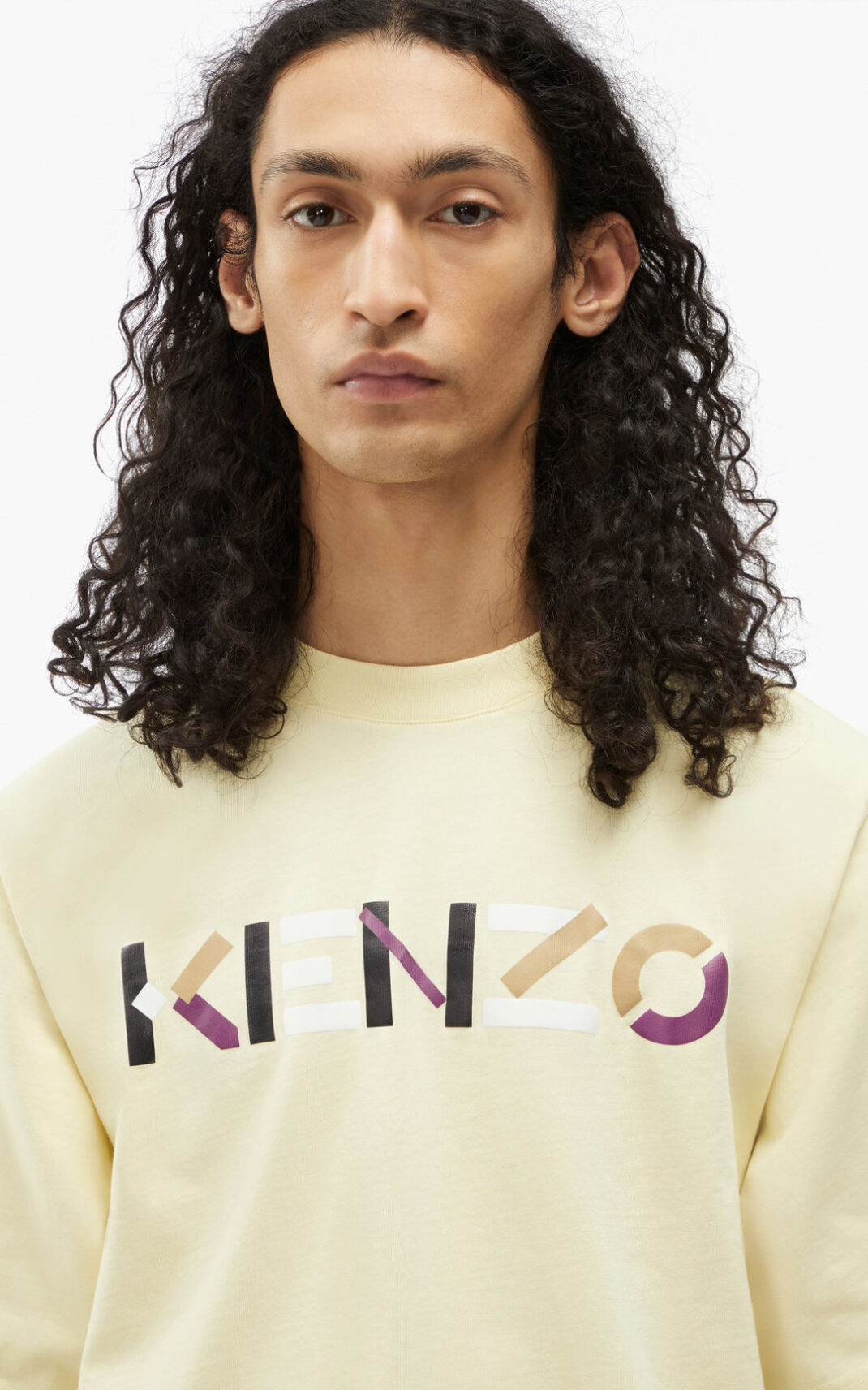 Kenzo Multicoloured oversize Logo Tシャツ メンズ 白 - VKSUJA480